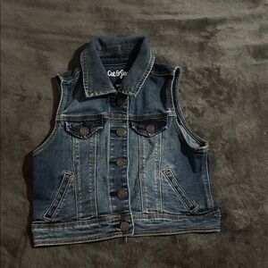 Cat & Jack Kids Blue Denim Vest